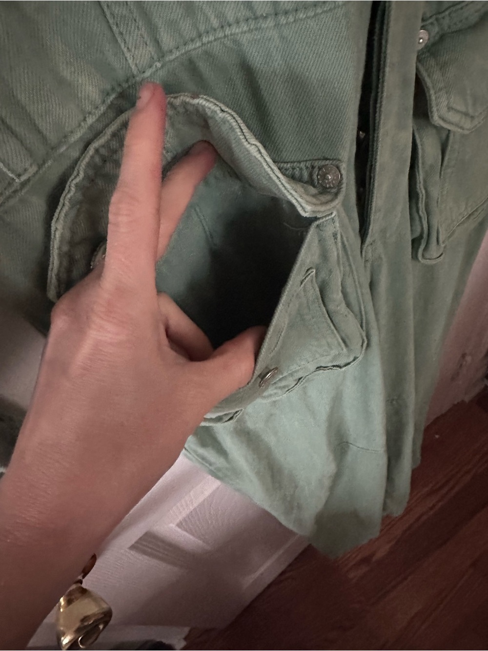 We The Free Green Utility Jumpsuit - Picture 7 of 10